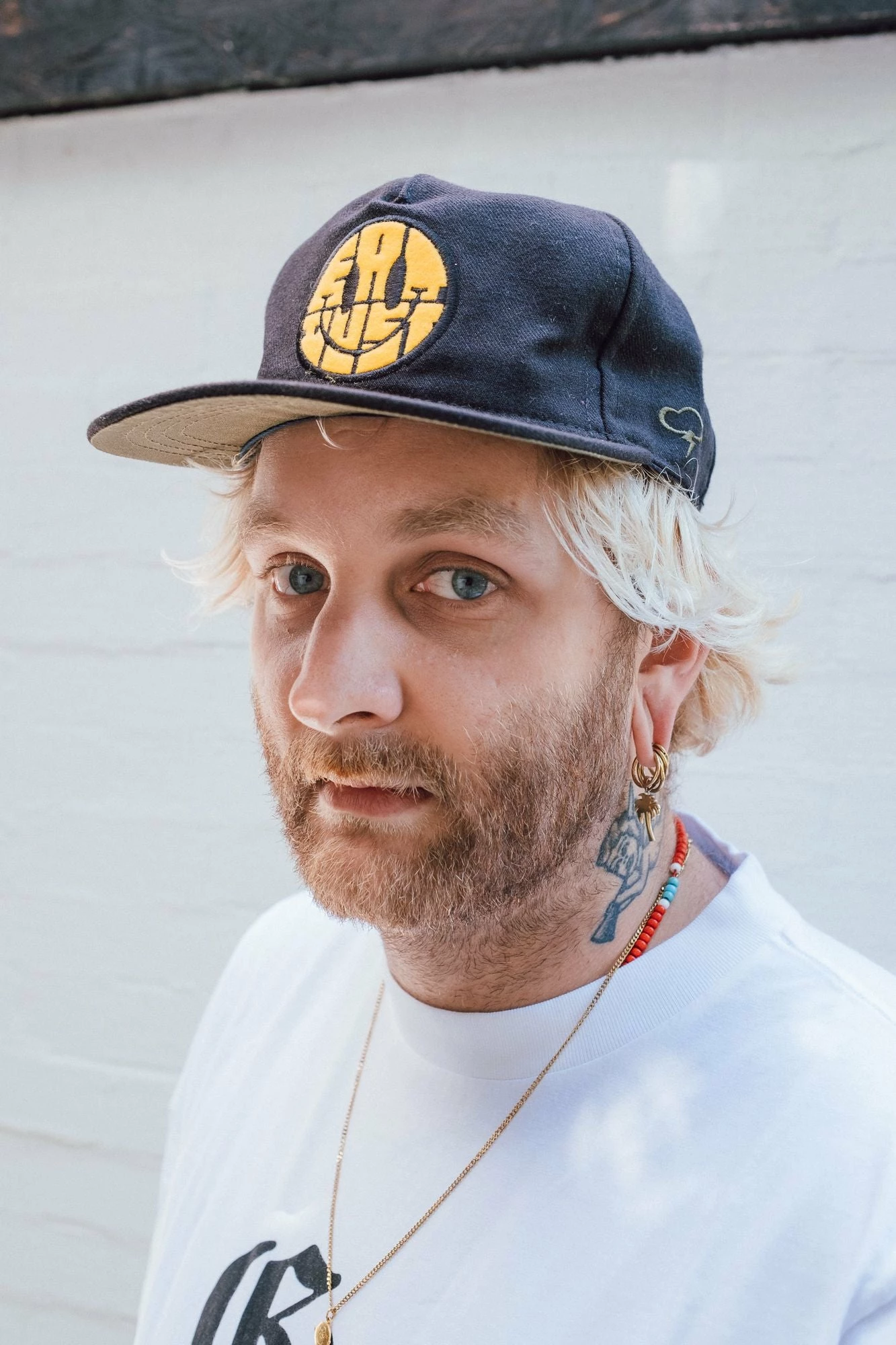 Ampal X Eat Dust Smiley Canvas Cotton Black 3 Ampal X Eat Dust Smiley Canvas Cotton Black