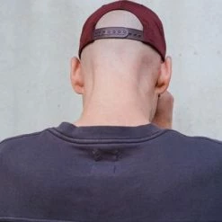 Eat Dust Snapback ED673 Canvas Cherry -manger de la poussière SnapbackEDBjorn3 1400x