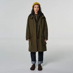 Eat Dust G.o.D Field Coat Dry Waxed Cotton Khaki Brown -manger de la poussière W A 001 W21 DWC 655 0002 3 1400x