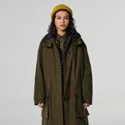 Eat Dust G.o.D Field Coat Dry Waxed Cotton Khaki Brown -manger de la poussière W A 001 W21 DWC 655 0005 6 1400x