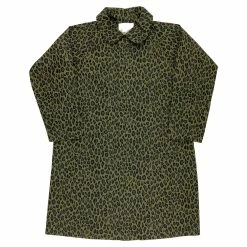 Eat Dust G.o.D Army Trench Cheeta Cotton Khaki