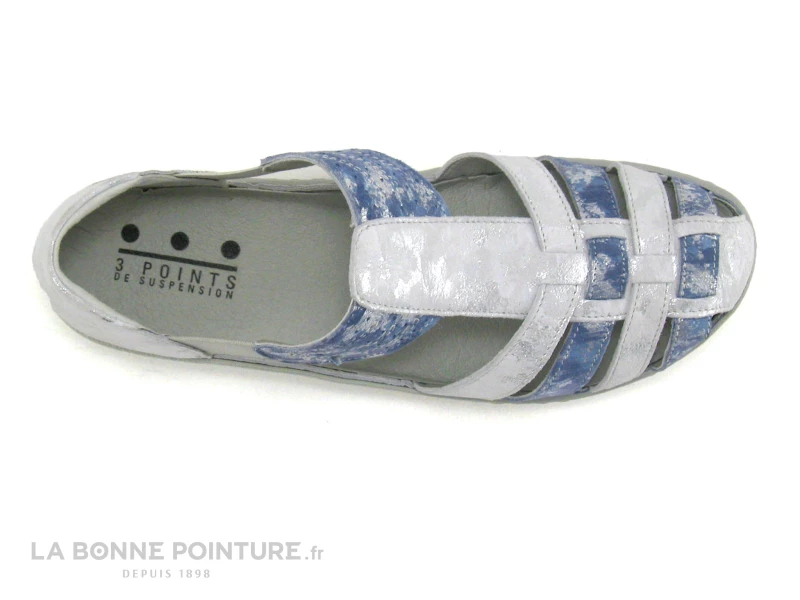 3 Points De Suspension KICHA 19080 Bleu Gris - Chaussure Aéree 8 3 Points De Suspension KICHA 19080 Bleu Gris - Chaussure Aéree – Image 6
