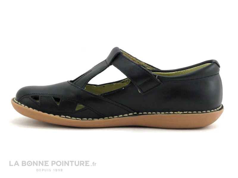 Bran's Brans 1082 Noir - Chaussure Basse - Bride Salome 5 Bran's Brans 1082 Noir - Chaussure Basse - Bride Salome – Image 3