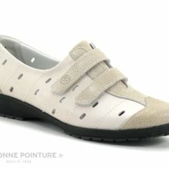 Suave 8017 PT Almond Natural - Chaussure Confort Velcro