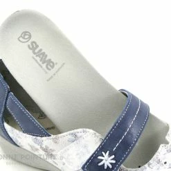 Suave DALLAS 7538PT Cobalt Lily - Chaussure Aere Femme Bleu Blanc -manger de la poussière cd24607c73b9e66c561f35ea11d5d5ef img 6285.jpg 167033