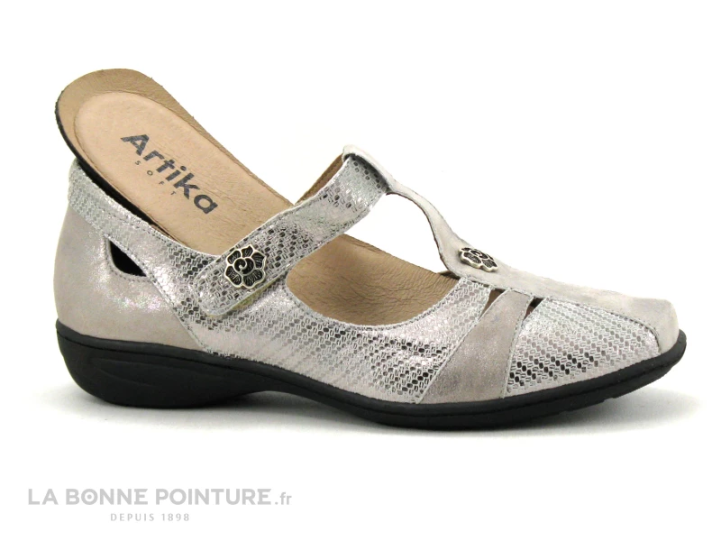 Artika INCISE Nikel - Beige Metal - Chaussure Aeree Femme 7 Artika INCISE Nikel - Beige Metal - Chaussure Aeree Femme – Image 5