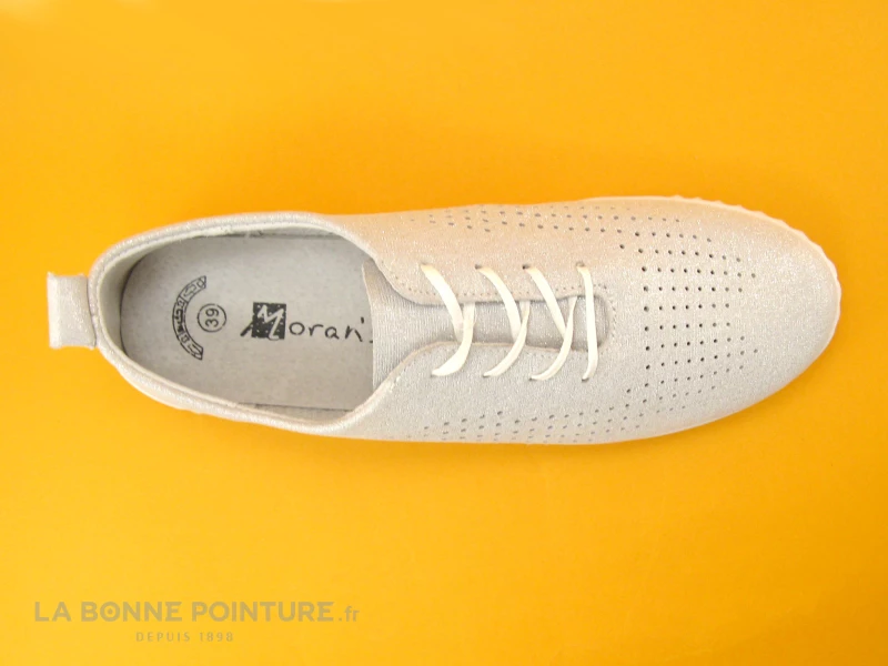 Moran's Morans WITOU Argent - Chaussure A Lacet Femme Perforee 7 Moran's Morans WITOU Argent - Chaussure A Lacet Femme Perforee – Image 5
