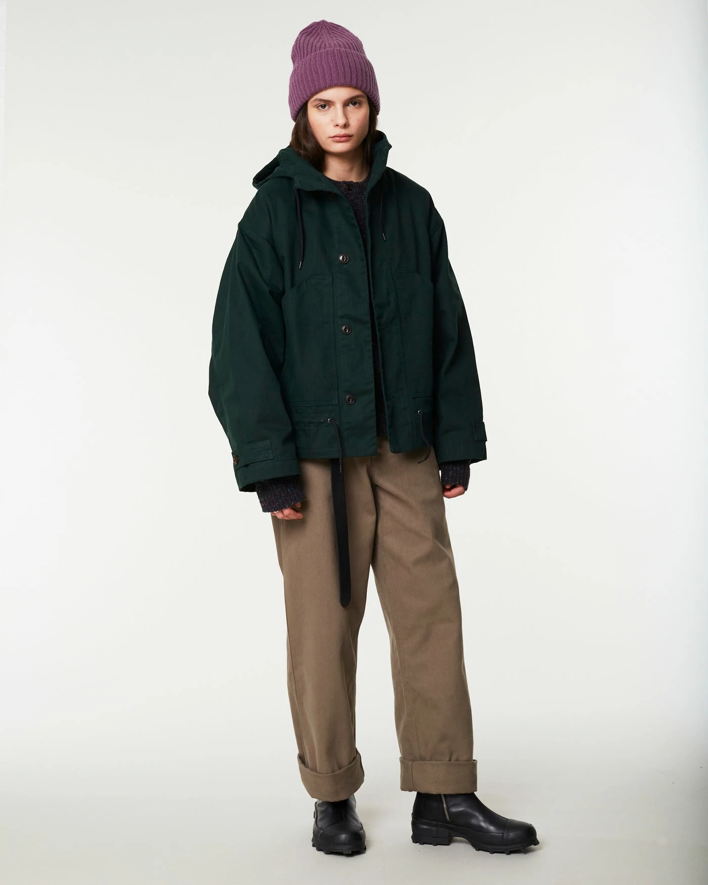 Eat Dust G.o.D Nuclear Rain Waxed Cotton Forest Green 6 Eat Dust G.o.D Nuclear Rain Waxed Cotton Forest Green – Image 4