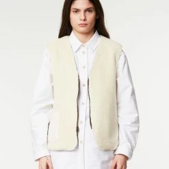 Eat Dust G.o.D Mountain Vest Bandana Faux Fur Brown / Off White -manger de la poussière w b 011 w22 vb 703 0002 3 1400x