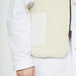 Eat Dust G.o.D Mountain Vest Bandana Faux Fur Brown / Off White -manger de la poussière w b 011 w22 vb 703 0005 6 1400x