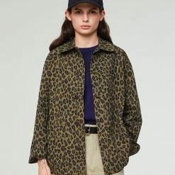 Eat Dust G.o.D Coach Jacket Cheeta Cotton Khaki