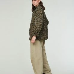 Eat Dust G.o.D Coach Jacket Cheeta Cotton Khaki -manger de la poussière w b ss23 001 ctc 606 0003 4 1400x