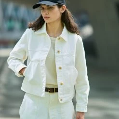 Eat Dust G.o.D Trucker Jacket Natural Denim White -manger de la poussière w b ss23 006 wdm 015 0002 3 1400x