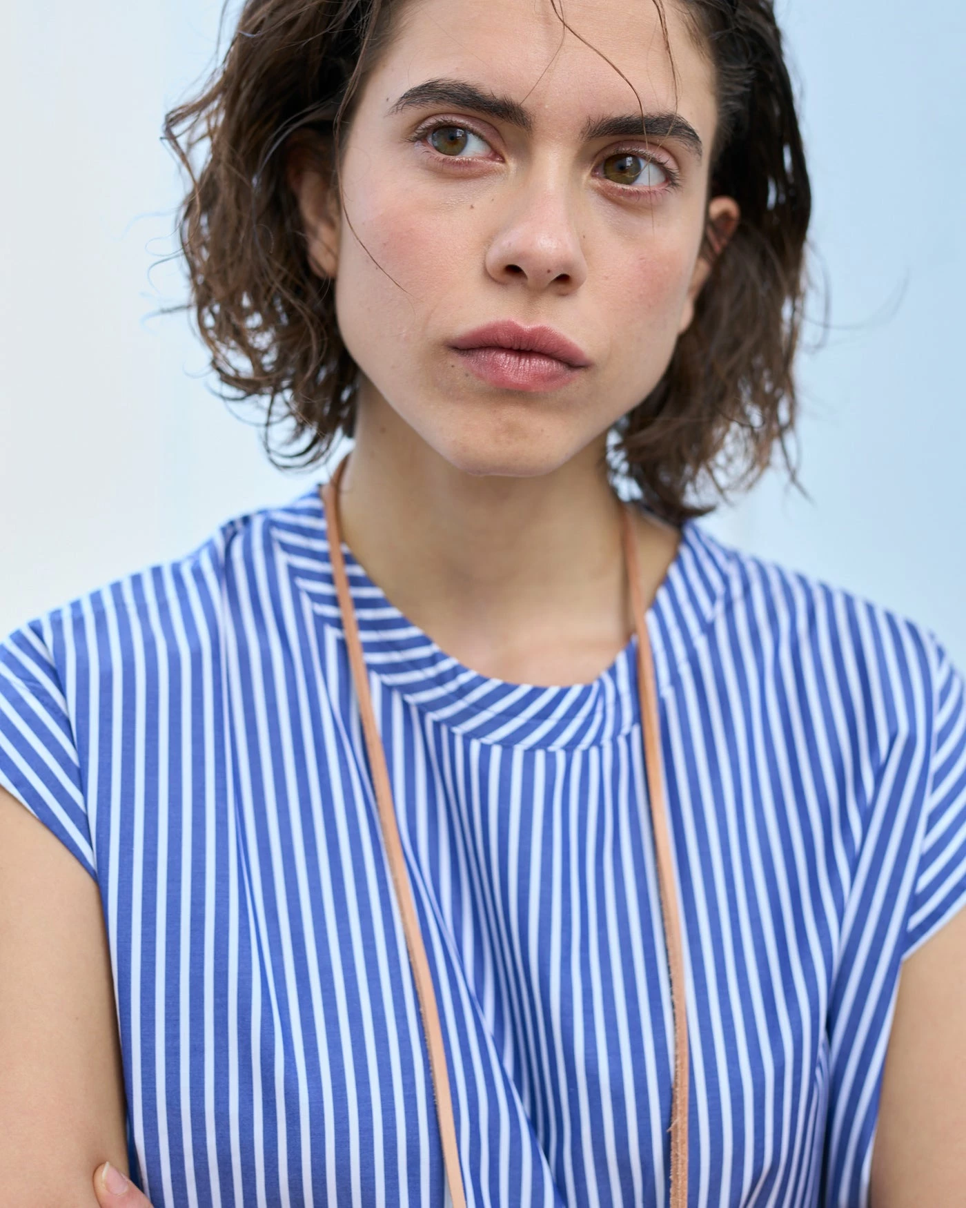 Eat Dust G.o.D Gardener Top Mayfair Poplin Cotton Blue & White Stripe 5 Eat Dust G.o.D Gardener Top Mayfair Poplin Cotton Blue & White Stripe – Image 3